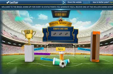 Betfair Brazil warm up promotion