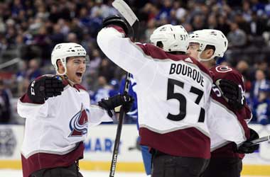 Gabriel Bourque celebrates goal vs Toronto Maple Leafs: January 22nd 2018