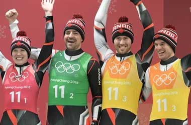 Canadian Relay Luge Team win Silver at PyeongChang 2018