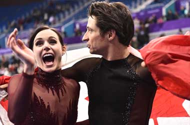 Tessa Virtue reacts to historical win with Scott Moir at PyeongChang 2018
