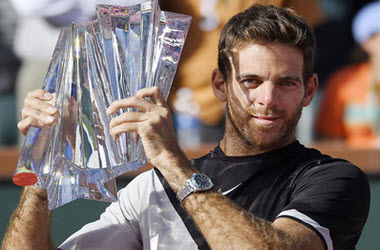 Juan Martin del Potro Wins Final Against Roger Federer at Indian Wells