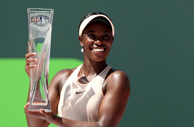 Slone Stephens Wins Miami Open against Jelena Ostapenko in Two Sets