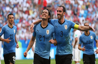 Uruguay Defeats Russia 3-0 to Rise to Top of Group A