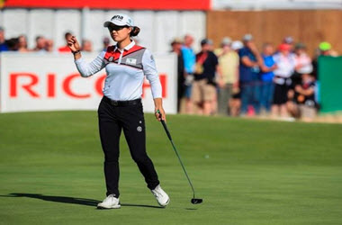 Minjee Lee takes early lead i nthe 2018 british open after shooting 7-under 65