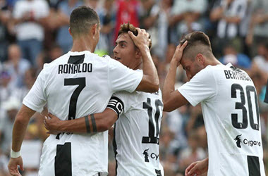 Ronaldo Scores his First Goal for Juventus F.C in only 8 minutes