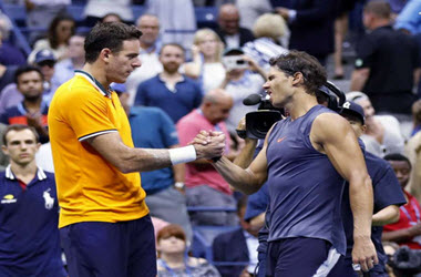 Rafael Nadal Exits Semifinals – del Potro and Djokovic Advance to Men’s Final