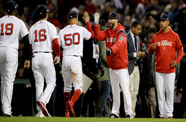 Boston Red Sox Tie AL Championship Series