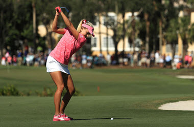 Lexi Thompson in Lead at the CME Group Tour Championship