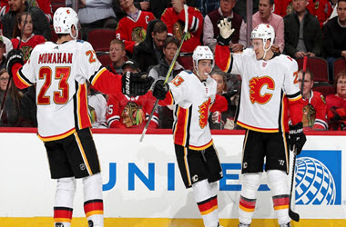 Calgary Flames Take Over First in Pacific Division with Win against Blackhawks