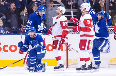 Maple Leafs come back to earn victory of the Red Wings
