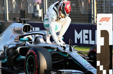 Lewis Hamilton Fastest in Australian Grand Prix Practice