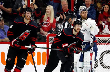 Carolina Hurricanes Even Series against the Capitals