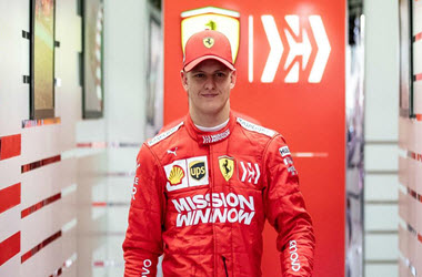 Mick Schumacher Second fastest During Ferrari F1 Testing Debut