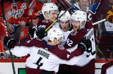 Colorado Avalanche Tie Series after Win in Overtime