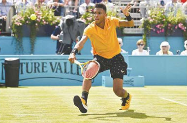 Miles Raonic out, Auger-Aliassime advances at Queen’s Club Championships