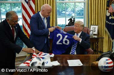 gianni infantino presents world cup 2026 to donald trump