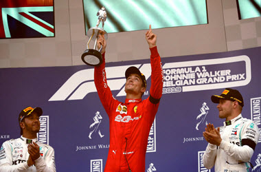 Charles Leclerc Takes Checkered Flag at the Belgian Grand Prix