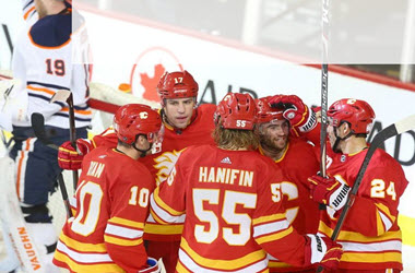 Calgary Flames Jump into First in the Pacific Division