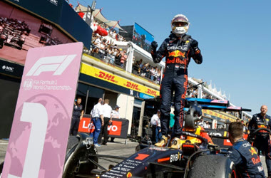 max-verstappen-stands-atop-his-red-bull-car-after-winning-the-French-Grand-prix-on-sunday.
