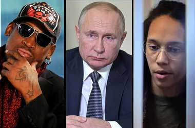 Dennis Rodman, Vladimir Putin and Brittney Griner