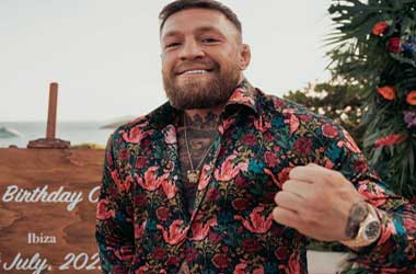 Conor McGregor celebrates his 34th birthday in Ibiza