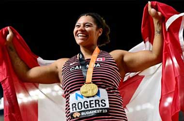 Camryn Rogers at World Athletics Championships