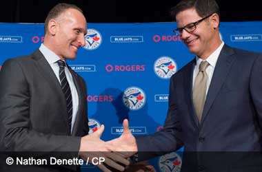 Mark Shapiro introduces Ross Atkins as GM of Toronto Blue Jays in 2015