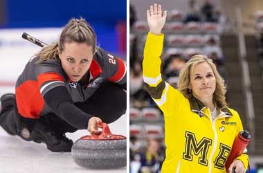 Rachel Homan takes a shot at the 2024 Scotties whilst Jennifer Jones bids farewell