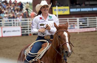 Shelby Boisjoli-Meged Grabs Calgary Stampede Breakaway Roping Champ Title Shelby Boisjoli-Meged