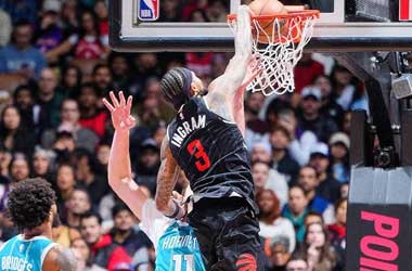 Brandon Ingram dunks against Charlotte Hornets during NBA Season 2025