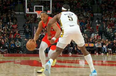 Scottie Barnes against-the Indiana Pacers during NBA Season 2025