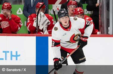 Yakemchuk Shines in NHL Debut as Senators Beat Red Wings