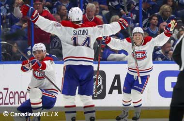 Canadiens Edge Lightning 4-3 in OT Thriller Opener