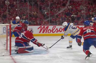 Zach Benson scores the winner Game 4 second round NHL Playoffs 2026 against the Montréal Canadiens