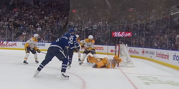 Auston Matthews scores overtime winner against the Nashville Predators during 2026 NHL season