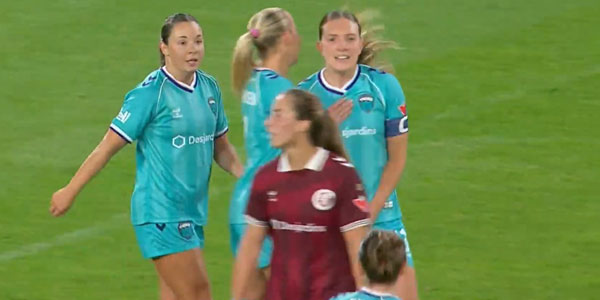 Saorla Miller scores equaliser against AFC Toronto during the 2026 Northern Super League