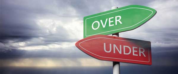 Under/Over Betting over or under betting