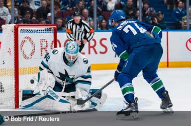 DeBrusk Plays Hero in OT, Canucks Overcome Sharks 2-1