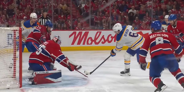 Sabres Edge Canadiens to Tie Heated Playoff Series 2-2