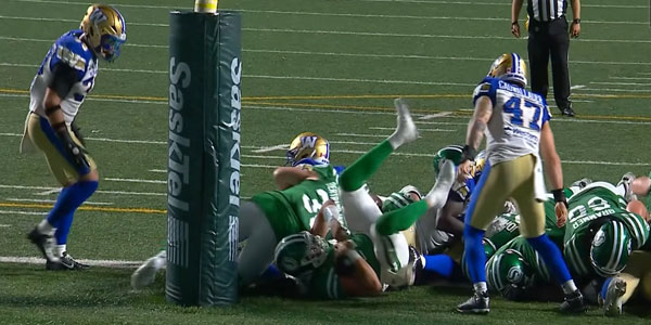 Roughriders Edge Blue Bombers 32-26 in OT Thriller